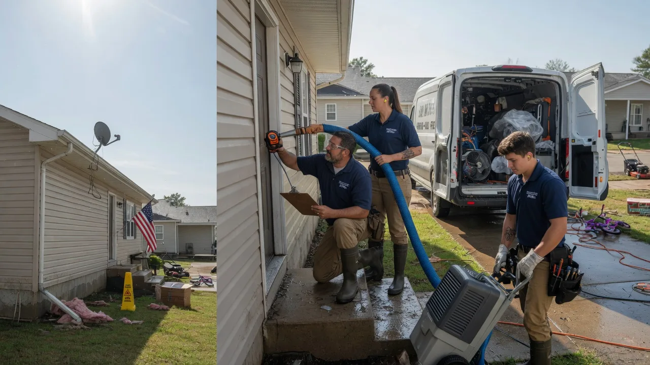 Ceiling Water Damage Restoration in Paris, ME near me